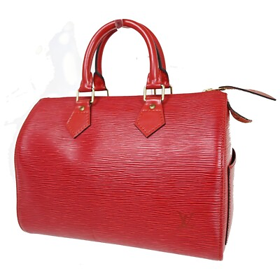 #ad LOUIS VUITTON LV Speedy 25 Travel Hand Bag Epi Leather Red France M43017 75RF111 $466.20
