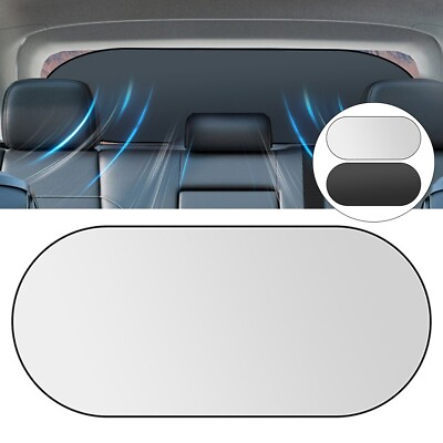 #ad 100 X 50cm Car Sun Shade Folding Universal Sunshade For Window With Suction Cups $7.98