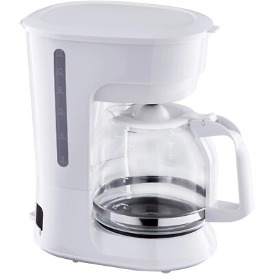 #ad New Mainstays White 12 Cup Drip Coffee Maker NewUSA Fast $20.89
