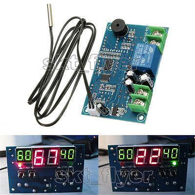 #ad DC12V Intelligent Digital Temperature Controller NTC Sensor Board Thermostat $9.49