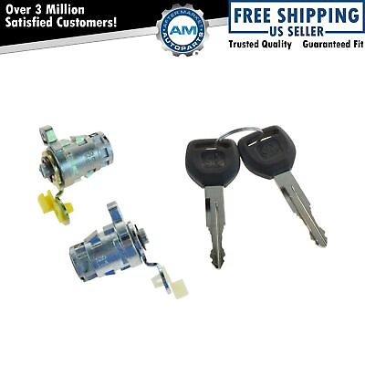 #ad Door Lock Cylinder Front Set Kit with Keys for Honda S2000 Accord Civic Odyssey $22.90