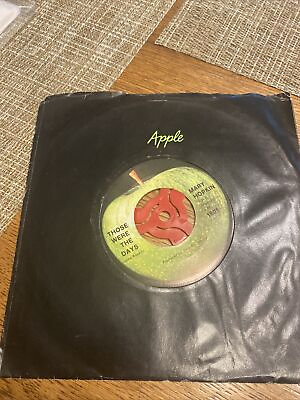 #ad mary hopkin those were the days Turn Turn Turn Vinyl Single 45 Original $20.00
