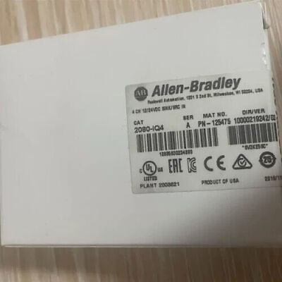 #ad 1PC New sealed Allen Bradley 2080 IQ4 Micro800 4 Ch Digital 12 24V DC $60.66