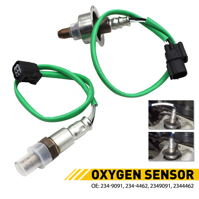 #ad 2PC Oxygen O2 Sensor Upamp;Downstream For Honda Accord 09 14 Acura TSX 2.4L 2344462 $38.99