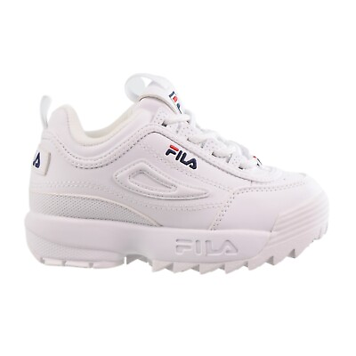 #ad Fila Disruptor II Toddlers Shoes White 7FM00038 125 $34.95