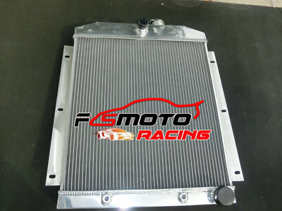 #ad 4 Row For Aluminum Radiator Chevy Pickup Truck Includes Tranny Cooler 1947 1954 $159.00