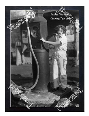 #ad Historic Garden Gas Station Ossining New York Postcard AU $6.00