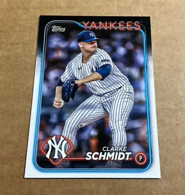 #ad 2024 Topps Clarke Schmidt # 264 New York Yankees Baseball Card $1.25