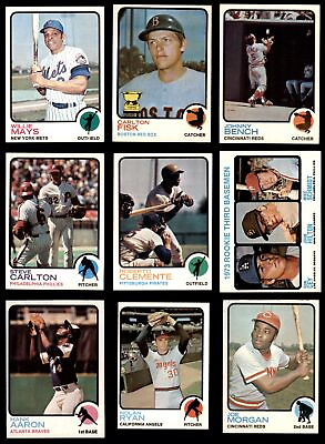 #ad 1973 Topps Baseball Complete Set 6 EX MT $4590.00