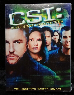 #ad CSI📀 Crime Scene Investigation The Complete Forth Season 4 DVD 2004 6 Disc $9.99
