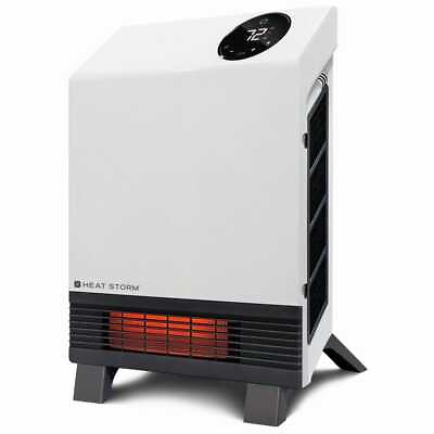 #ad Heat Storm Space Heater 1000 Watt Electric Wave Floor Wall Unit Infrared $109.59