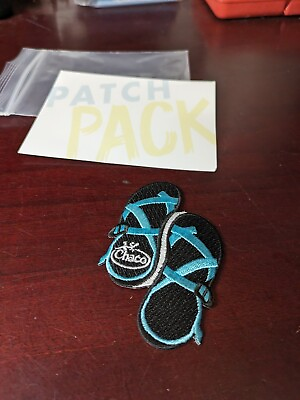 #ad CHACO Sandal Iron On Patch 3.5 Inch Hiking Camping Iron Or Sewn Patch Lizard NEW $5.88