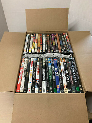 #ad Wholesale Lot of 72 Used DVDs Assorted Bulk Video DVDs Movies Tested $39.99