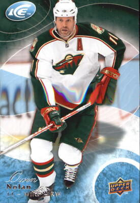 #ad 2009 10 Upper Deck Ice Wild Hockey Card #84 Owen Nolan $1.69