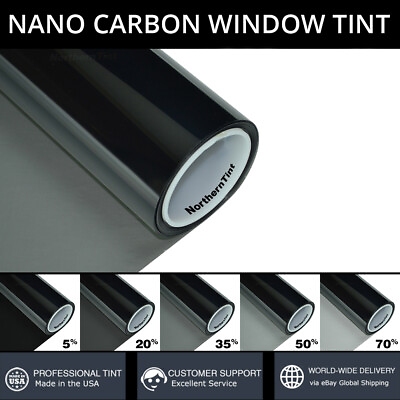 #ad 40x100 Window Tint Roll REAL Nano Carbon Select from 5% 20% 35% 50% 70% VLTs $179.00