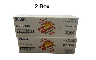 #ad 2 box of super donuts 40ct ea $74.78