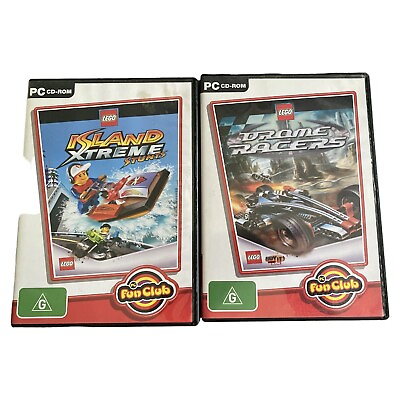 #ad Lego x 2 PC DVD Windows Games Lot Bundle Island Xtreme Stunts amp; Drome Racers AU $19.97