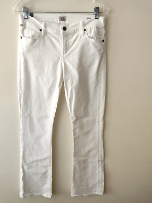 #ad Citizens of Humanity Kelly Bootcut Jeans Size 28 White Low Rise Stretch Denim $19.50