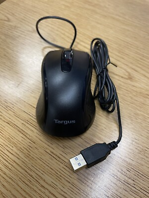 #ad Targus AMU660 Optical Mouse with USB Cable Matte Black New Sealed $9.99