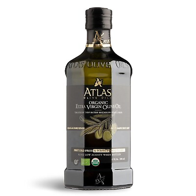 #ad Atlas Organic Cold Pressed Moroccan Extra Virgin Olive Oil Polyphenol Rich $24.79