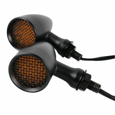 #ad Motorcycle LED Turn Signal Light Turn Black Brake Running Lamp For Harley A $20.99