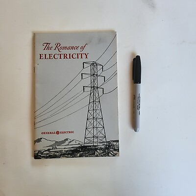 #ad Vintage 1943 The Romance of Electricity General Electric Research Lab $8.95