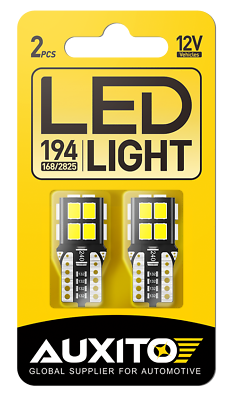 #ad 2X AUXITO T10 LED License Plate Light Bulb 6500K Super Bright White 168 2825 194 $9.99