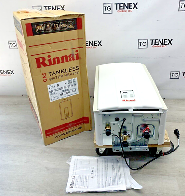 #ad Rinnai V65iN Indoor Tankless Water Heater 150K BTU Natural Gas P 29 #5617 $250.00