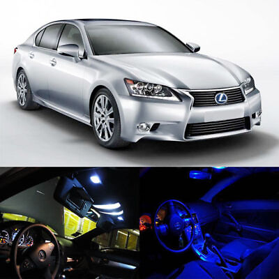 #ad 7 Light LED Full Interior Lights Package Deal For 2013 and up Lexus GS350 GS450h $25.19