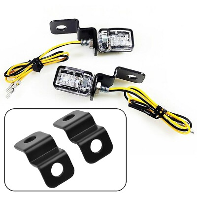#ad New Practical Lights Bracket Turn Black LED Turn Signal Water Accessories $10.36