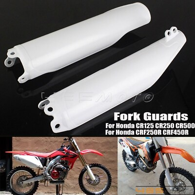 #ad Front Fork Guard Dust Protector Cover for CR125 CR500 CRF450R CRF250X 2004 2014 $24.99
