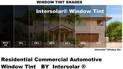#ad Black Home Commercial Solar UV Window Tinting Film Light Tint to Priv Intersolar $29.00