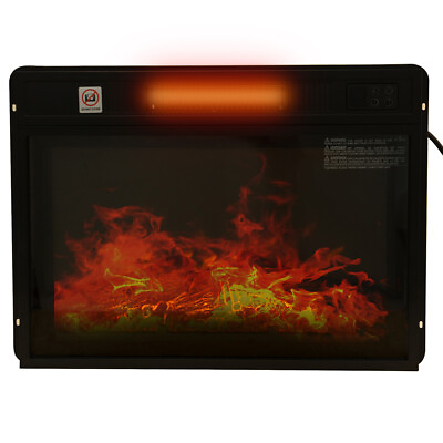 #ad 23 Inch Electric Fireplace Insert Infrared Quartz Heater With Remote Control US $128.91