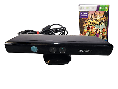 #ad Microsoft Xbox 360 Kinect Connect Black Sensor Bar Model 1414 amp; Kinect Adventure $12.95