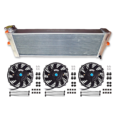 #ad Air to Water Intercooler Aluminum Heat Exchanger Radiator universal amp; Fans $139.00