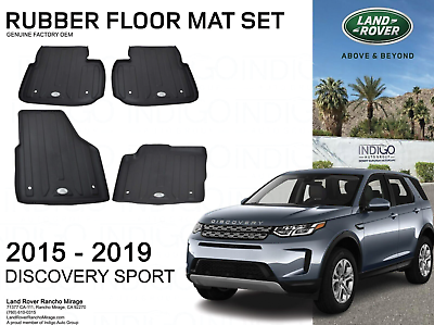 #ad 2015 2019 LAND ROVER RUBBER FLOOR MATS DISCOVERY SPORT VPLCS0281 FACTORY OEM $82.95