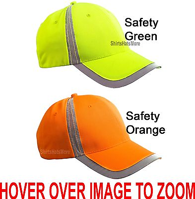 #ad Reflective Mens Safety Baseball Cap Moisture Wicking Structured Hat High Vis NEW $8.49