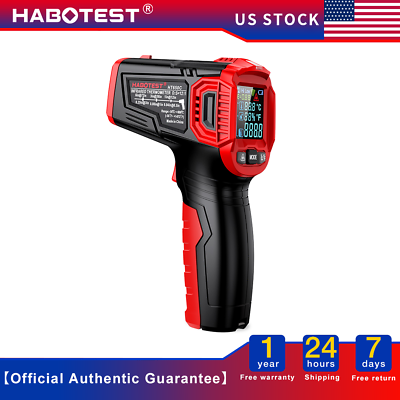 #ad HABOTEST HT650C Infrared Thermometer Non contact Digital Laser Temperature Gun $22.99