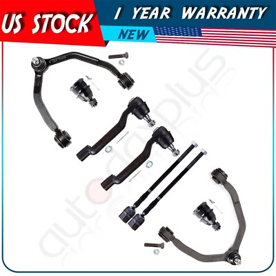 #ad Front Suspension 8x Upper Control Arms Tie Rods for 1989 1997 Mercury Cougar $74.28