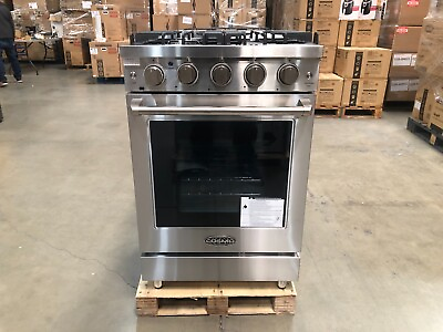 24 in. Gas Range 4 Burners Stainless Steel OPEN BOX COSMETIC IMPERFECTIONS $699.99