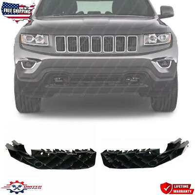 #ad New Front Bumper Cover Support Pair Right Left For 2014 2021 Jeep Grand Cherokee $69.00