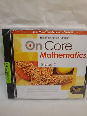 #ad On Core Mathematics Grade 5 ExamView Test Generator Cd Rom Common Co $15.99