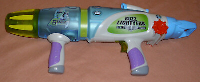 #ad Buzz Lightyear Space Ranger Gun No Foam Balls Batteries Sound Size 18quot; 2011 $19.99