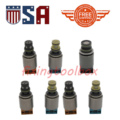 #ad For Audi A4 BMW Aston Martin 7*Transmission Shift Solenoid Set 6HP21 6HP28 6HP34 $109.49