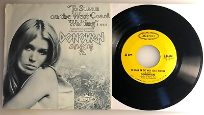 #ad Donovan To Susan On The West Coast amp; Atlantis 1969 Epic 45 amp; PS NM $55.00