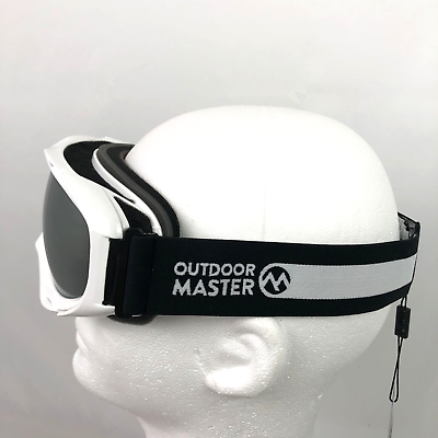 #ad NEW Outdoor Master OTG Ski Goggles Adult OS White NWT $24.95