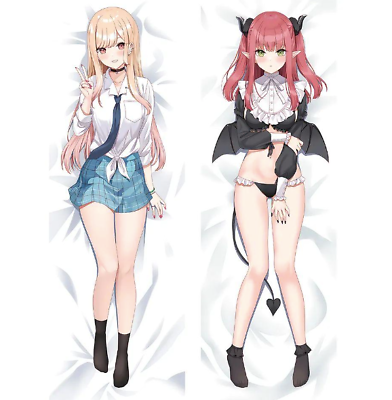 #ad My Dress Up Darling Marin Kitagawa Lizkyun Double Sided Pillow Cover 150×50cm $119.00