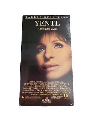 #ad YENTL VHS Brand New Rated PG Barbra Streisand Mandy Patinkin 1989 Hi Fi Stereo $8.99