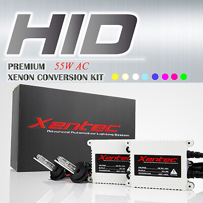 #ad HID Kit AC 55w Xenon Xentec Headlight Fog light Bulbs H11 H4 9007 9006 H13 9005 $15.99