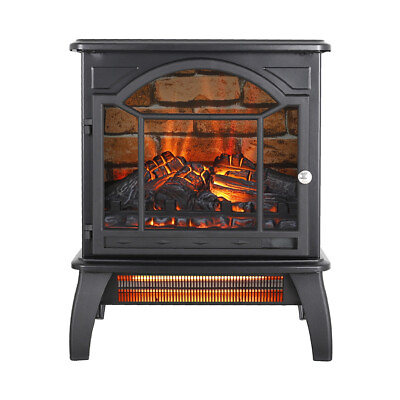 #ad 18#x27;#x27; Electric Fireplaces Infrared Electric Stove Heater With 1500W Fast Heating $112.56
